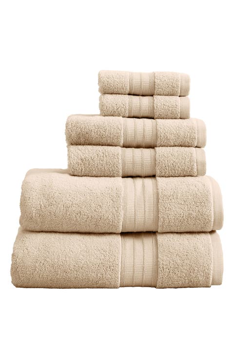 Premium Cotton 6-Piece Towel Set