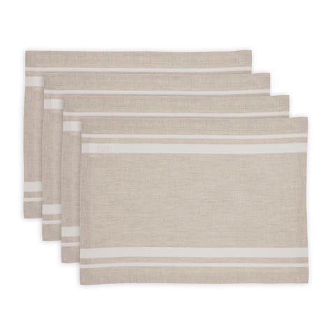 Linen Placemats - French Stripe