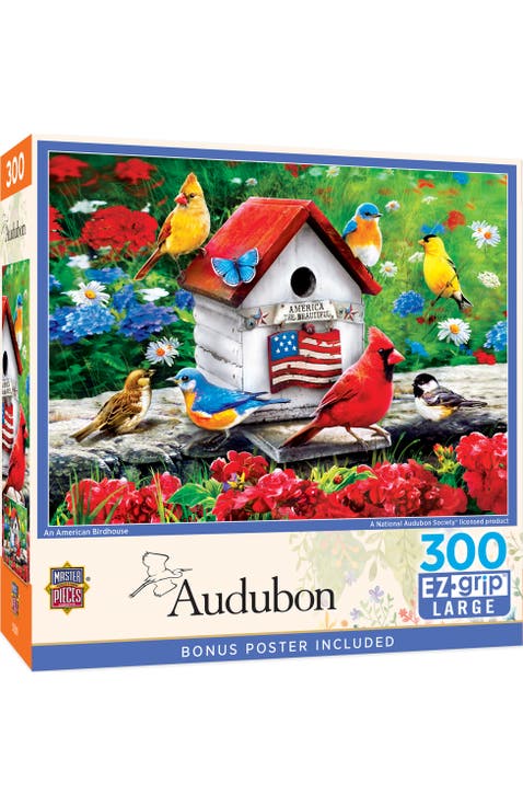 An American Birdhouse 300 Piece Puzzle
