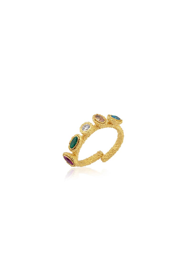 Aurora Gemstone Ring, Main, color, Multi