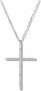 Leni James The Estella Pave Cross Necklace