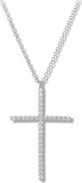 Leni James The Estella Pave Cross Necklace