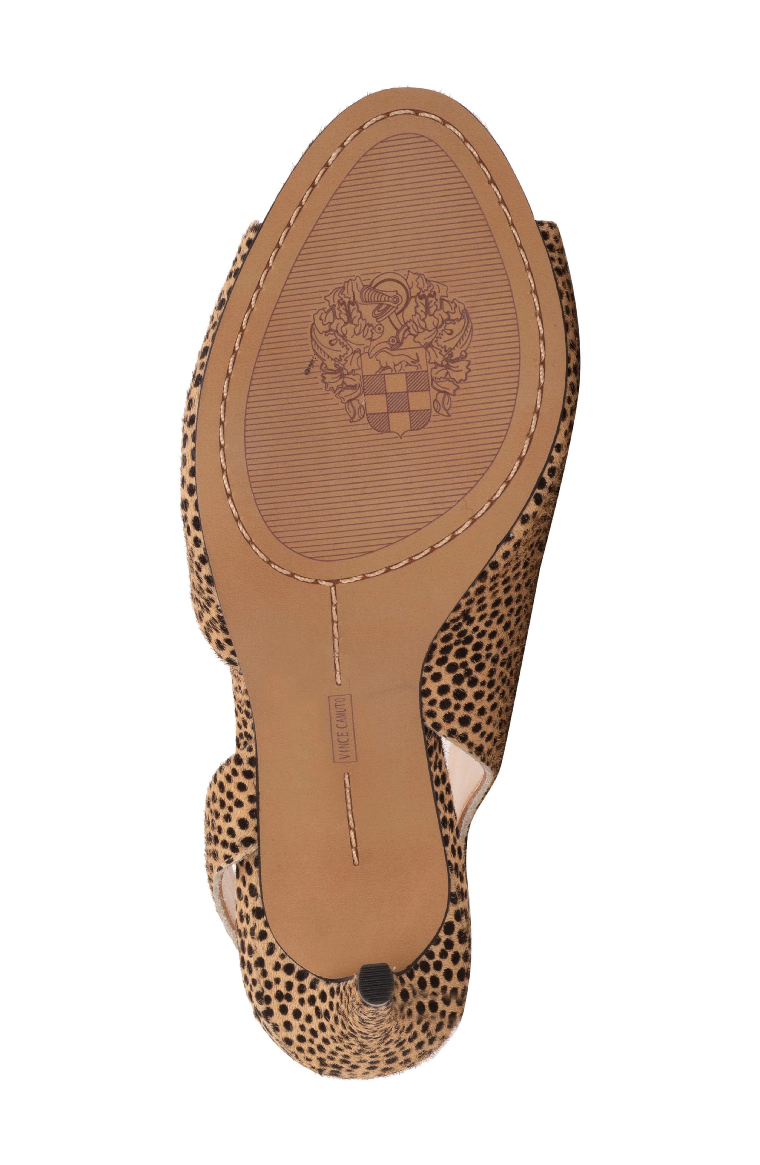 Crasantha Sandal, Alternate, color, NATURAL CALF HAIR