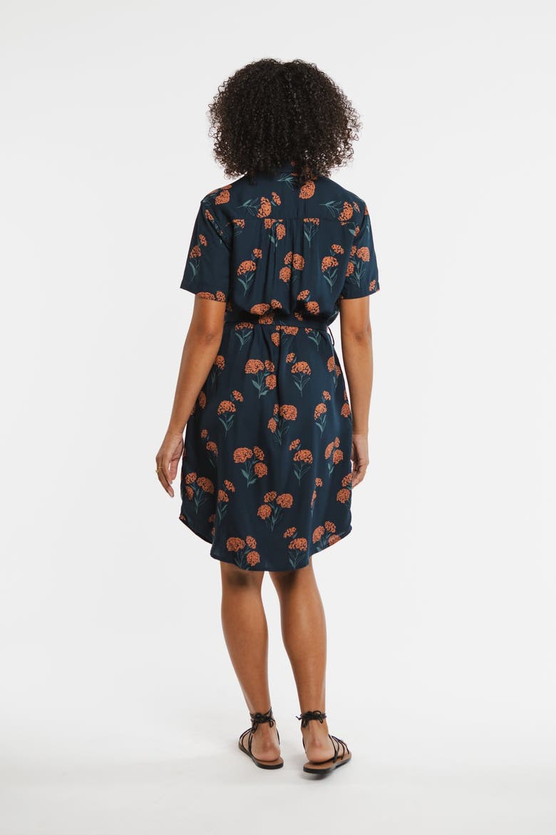 Sofia Shirt Dress, Alternate, color, Wildflower