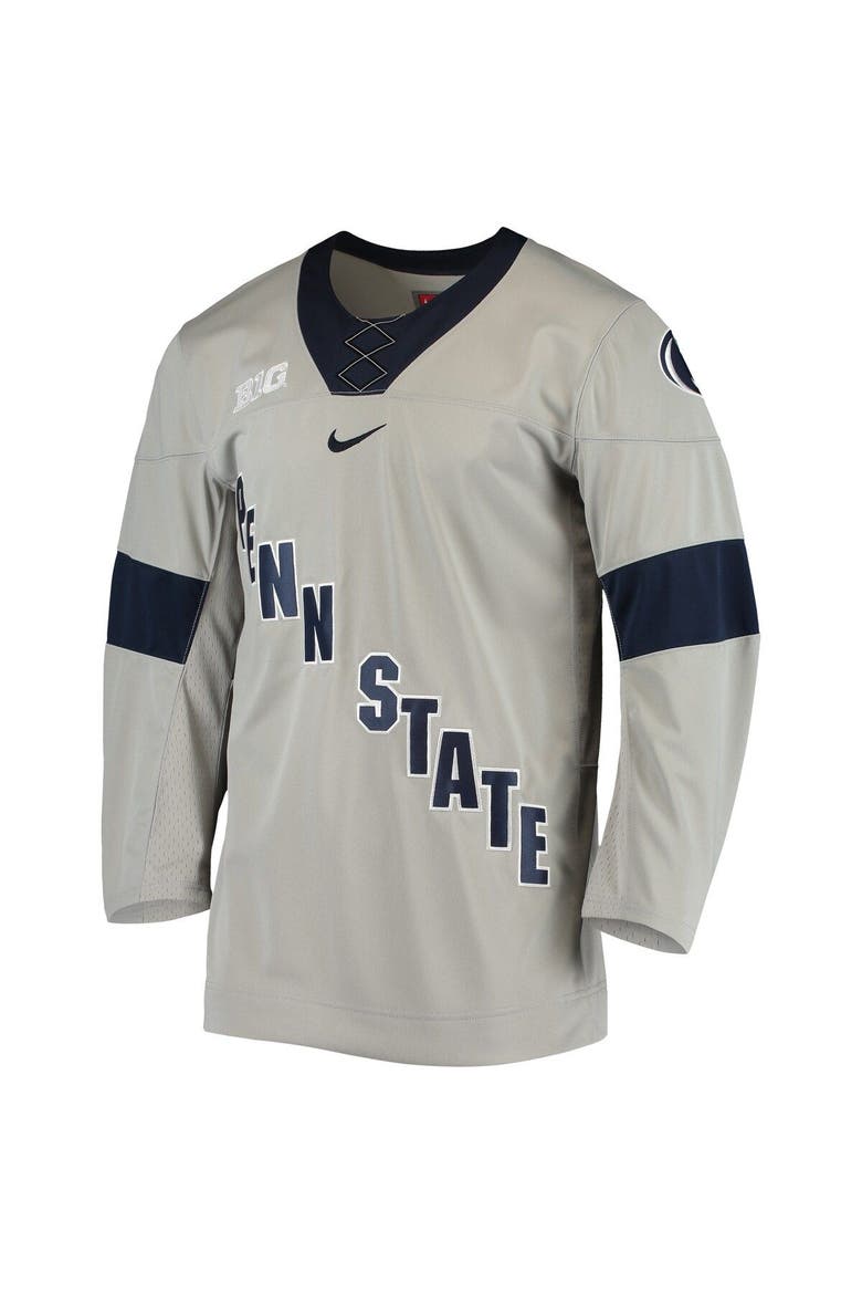 Men's Nike Gray Penn State Nittany Lions Replica Hockey Jersey, Alternate, color, Gray