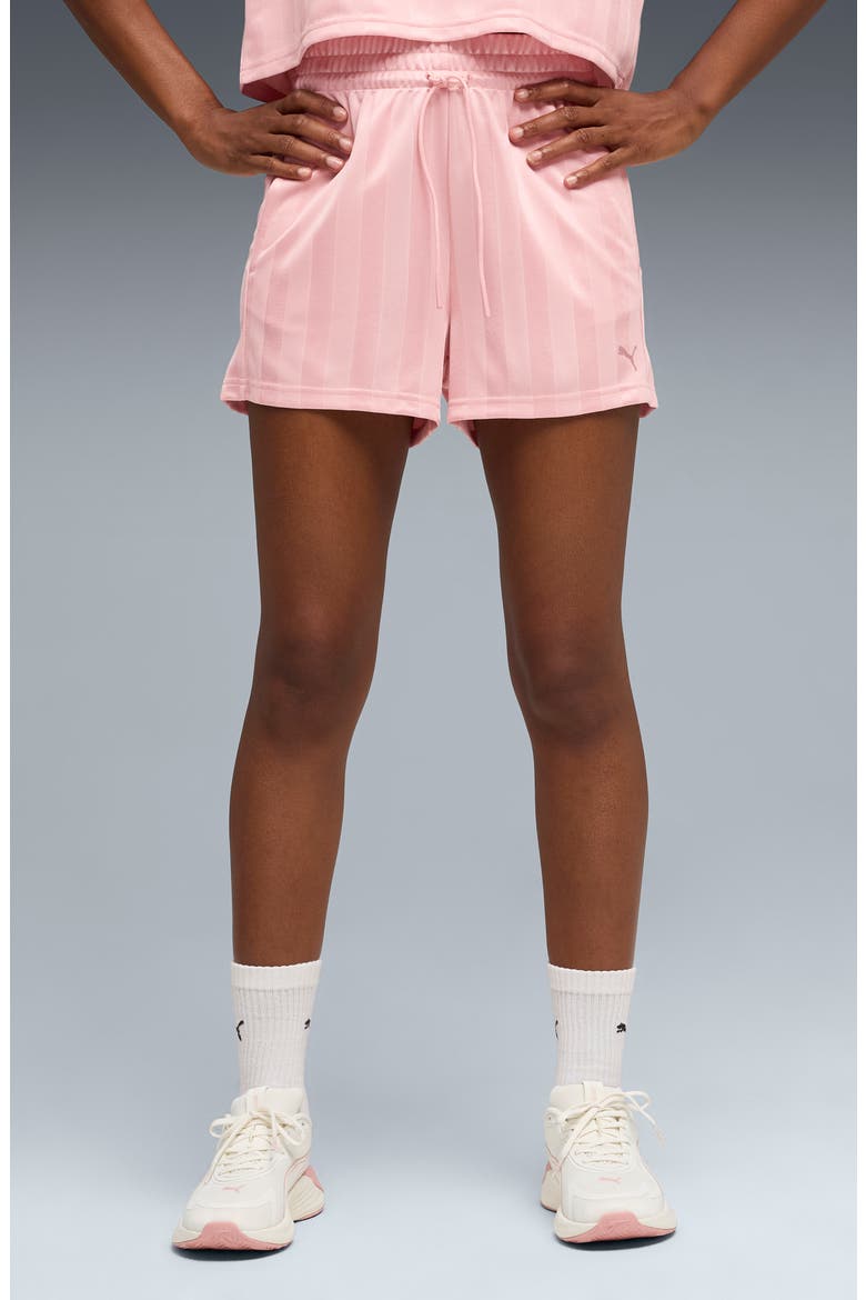 League Jersey Shorts, Main, color, ROSY OUTLOOK