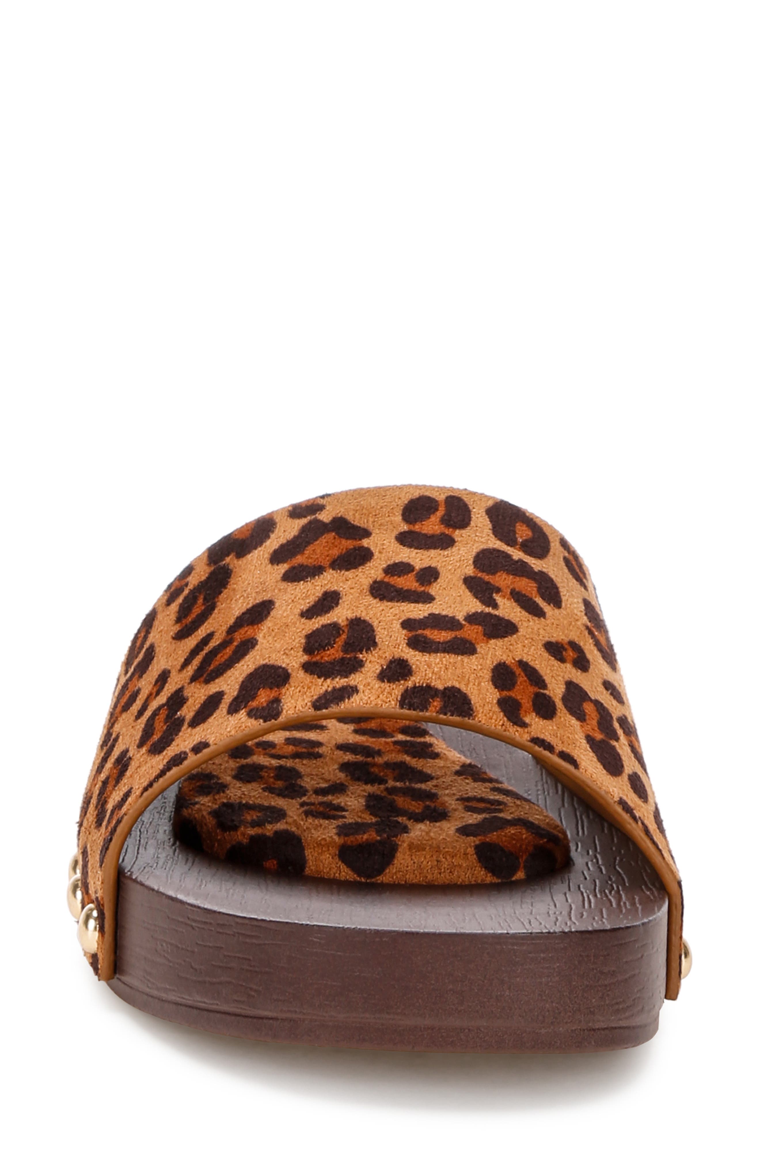 Seraza Platform Sandal, Alternate, color, LEOPARD SUEDE