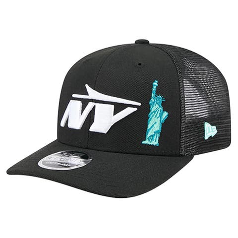 Men's New Era Black New York Jets Liberty 9SEVENTY Adjustable Trucker Hat