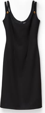 Versace Grain de Poudre Wool Minidress