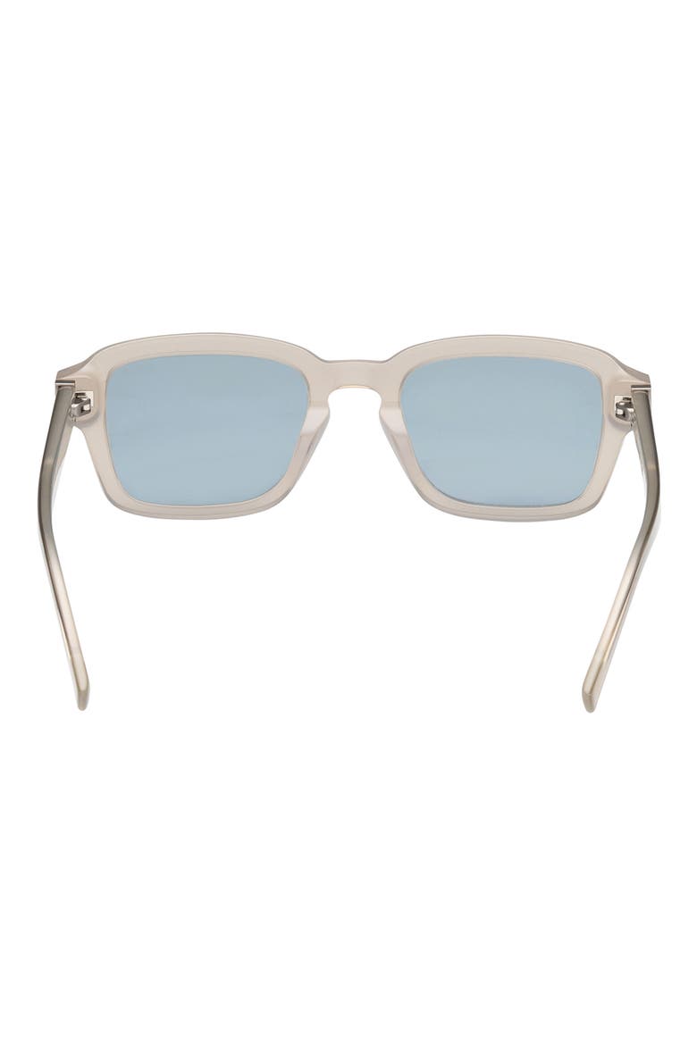 51mm Round Sunglasses, Alternate, color, GREY / BLUE LENS