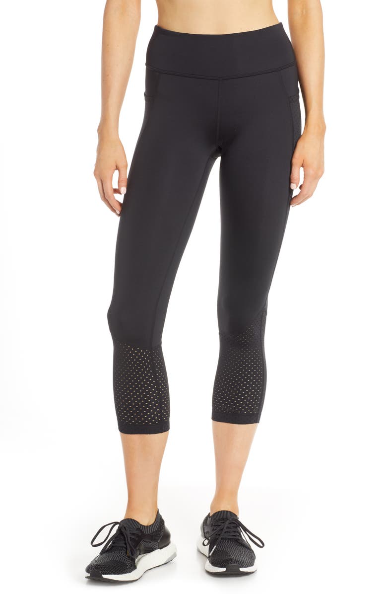 Zella Perfection Crop Leggings, Main, color, 