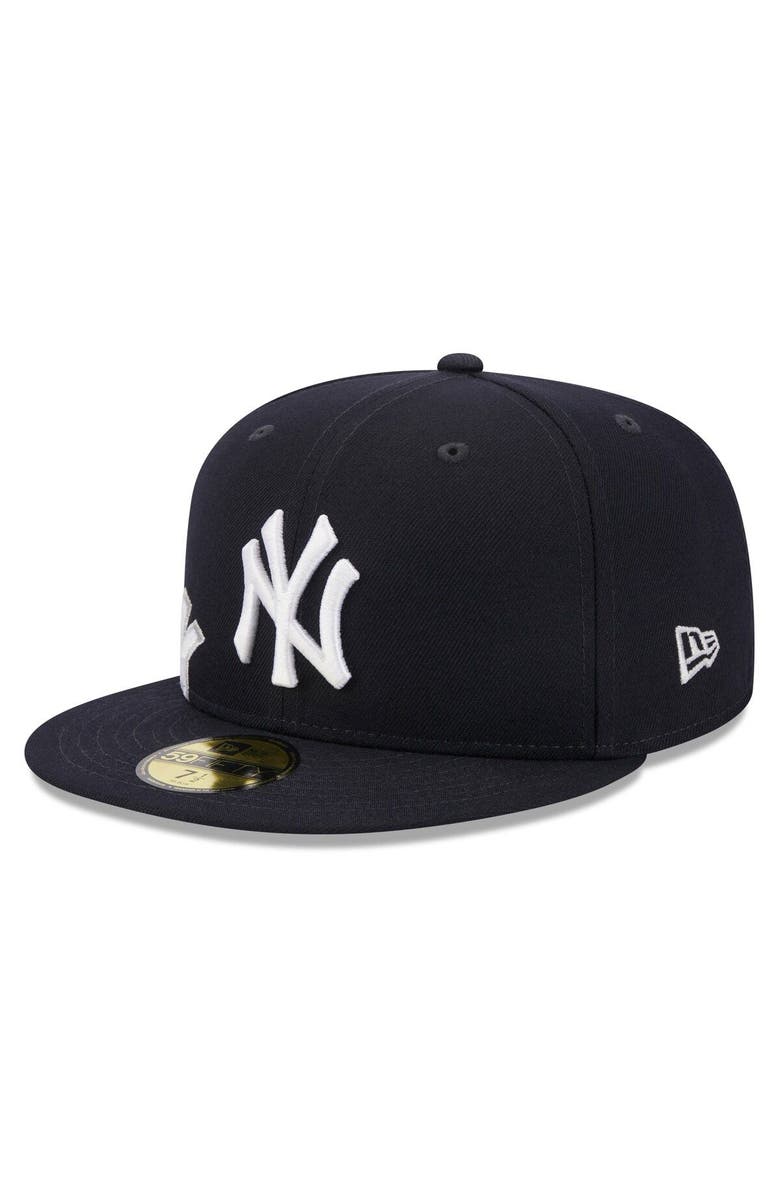 New Era Men's New Era  Navy New York Yankees Arch 59FIFTY Fitted Hat, Alternate, color, 