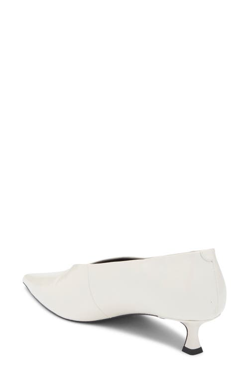 Tony Bianco Cherry Pointed Toe Kitten Heel Pump In Gray