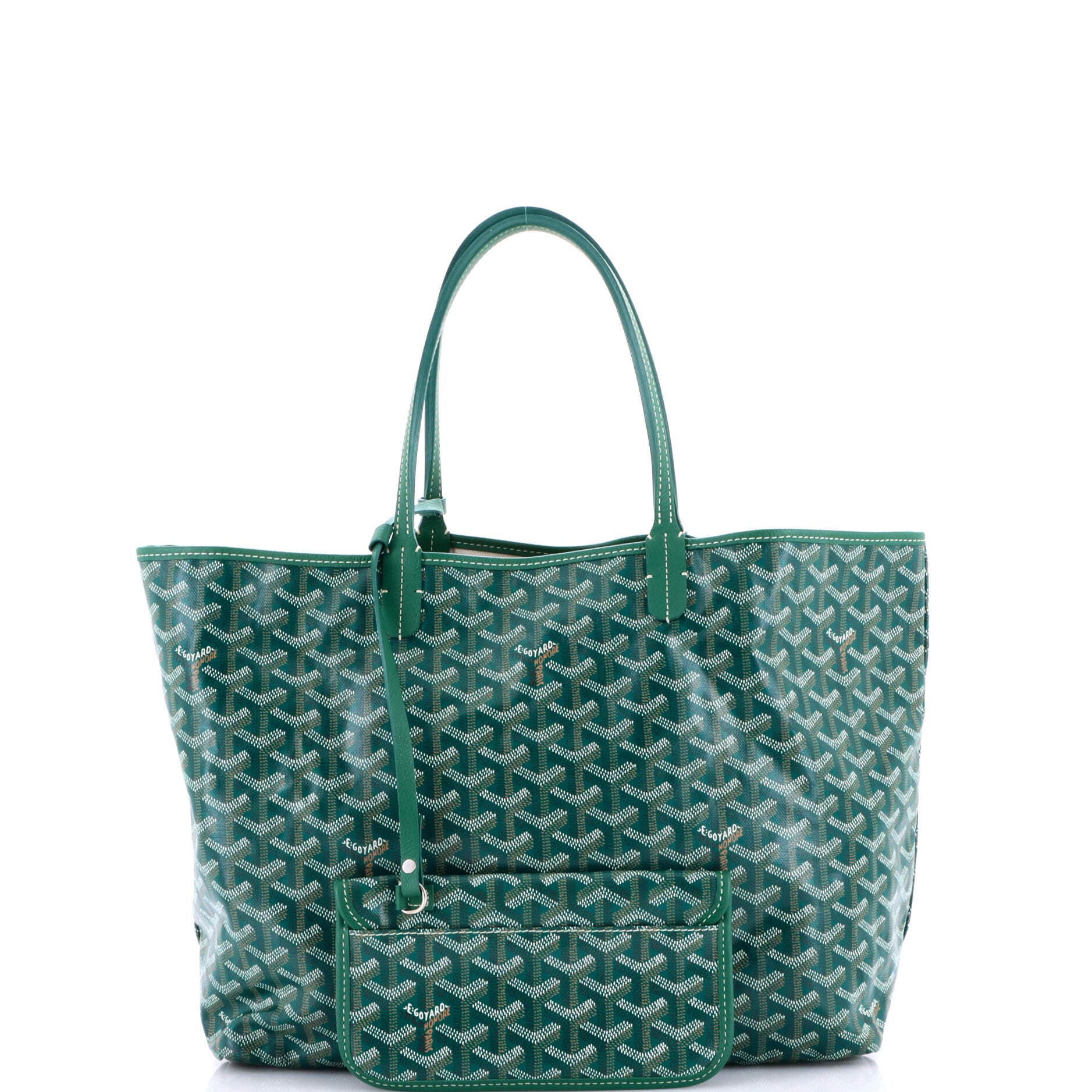 Pre-Owned Goyard Saint Louis Tote Coated Canvas PM, Alternate, color, 