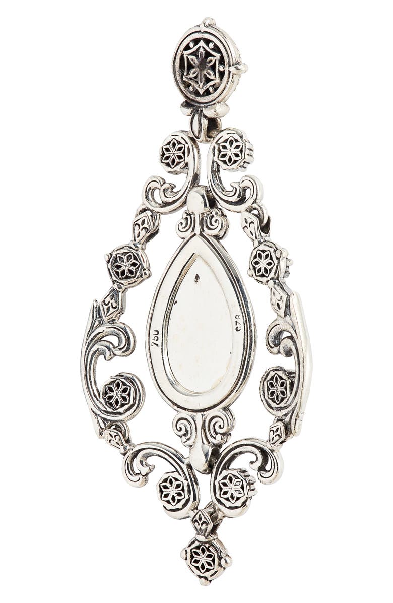 Konstantino Circe Black Spinel Chandelier Earrings, Alternate, color, 