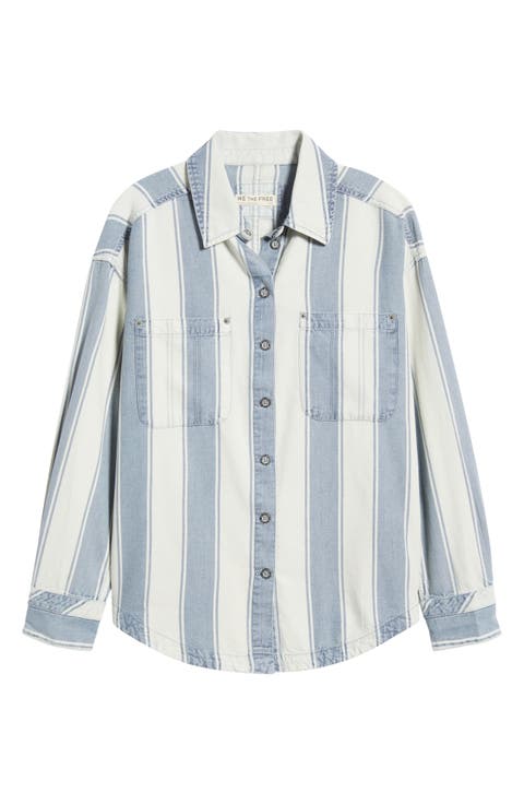 Crossroads Stripe Button-Up Shirt