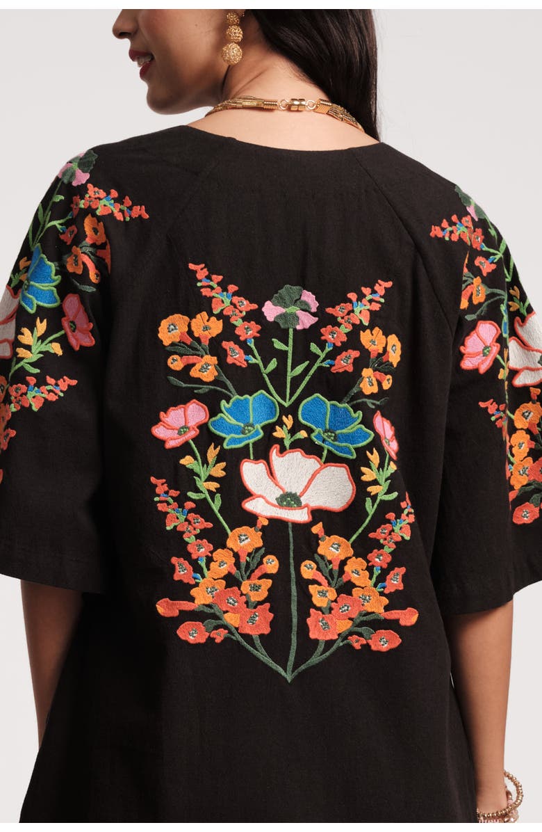 Frances Valentine Charming Caftan Mini Botanical Bash, Alternate, color, 