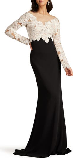 【TADASHI SHOJI】関税込★シフォンフローラルドレス Tadashi Shoji One-Shoulder Cape-Sleeve Floral-Print High-Low