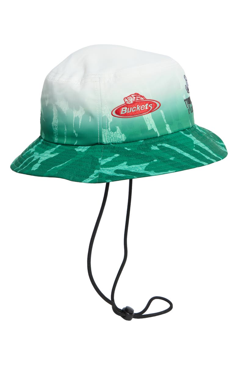 MALBON Sponsors Bucket Hat, Alternate, color, Divot Camo Jungle Gradient
