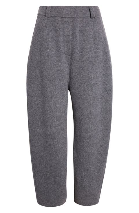 Wrenda Cashmere Barrel Leg Sweater Pants