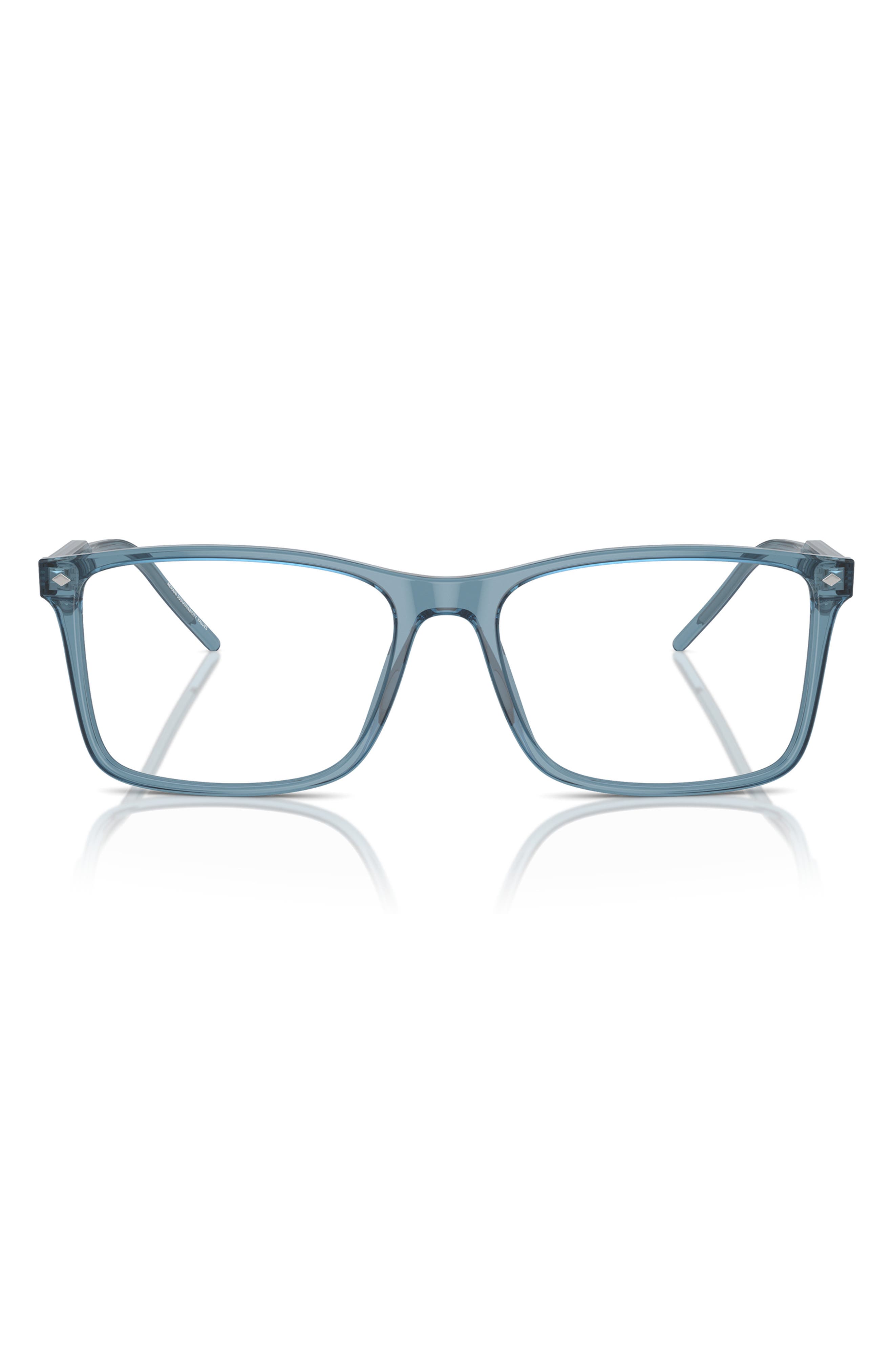 selected TRANSPARENT BLUE / DEMO LENS