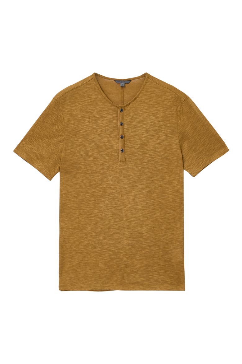 Biello Slim Fit Henley Top, Alternate, color, LIGHT UMBER