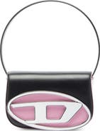DIESEL® 1DR Logo Leather Shoulder Bag