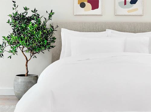 Ela Lane Usa Classic Percale Embroidered Duvet Cover