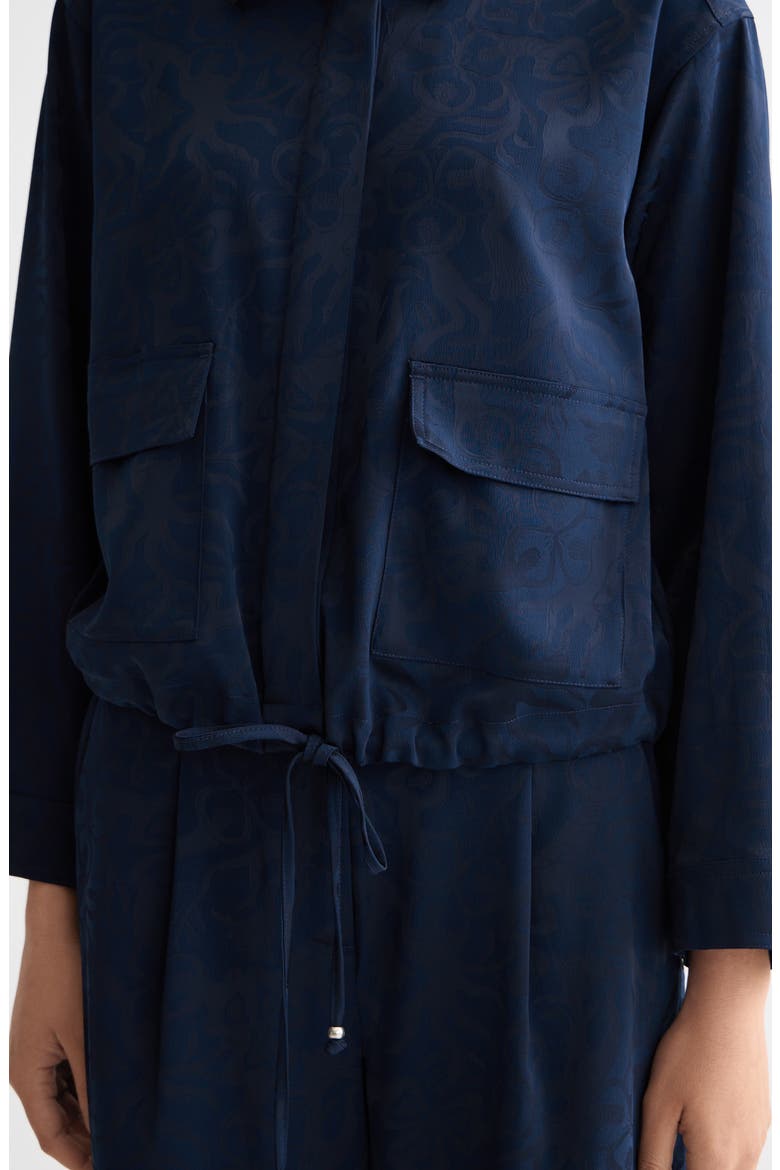Paisley Jacquard Utility Shirt, Alternate, color, SKY CAPTAIN