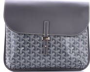 Pre-Owned Goyard Coursier Messenger Bag Coated Canvas and Leather
