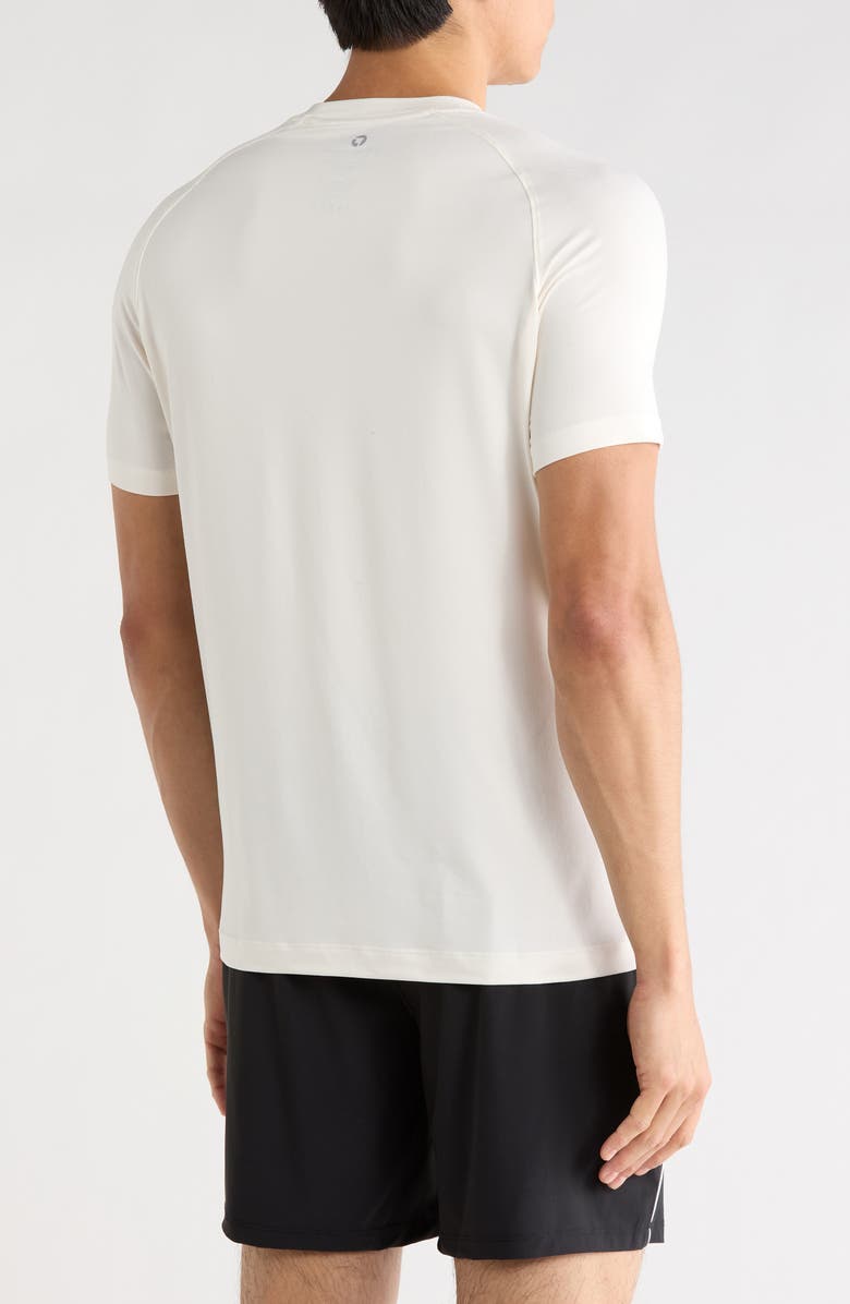 90 DEGREE BY REFLEX Catonic Preston Crewneck T-Shirt, Alternate, color, White Dove