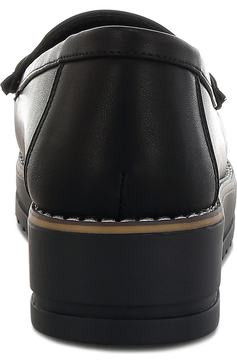 LONDON RAG Croyda Fringe Platform Loafer, Alternate, color,