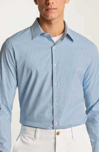 Raleigh Gingham Performance Button Down Shirt