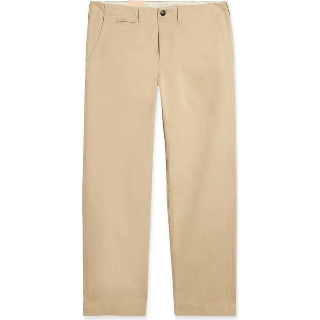 Fortela Wallace Heavy Cotton Canvas Trousers In Brown