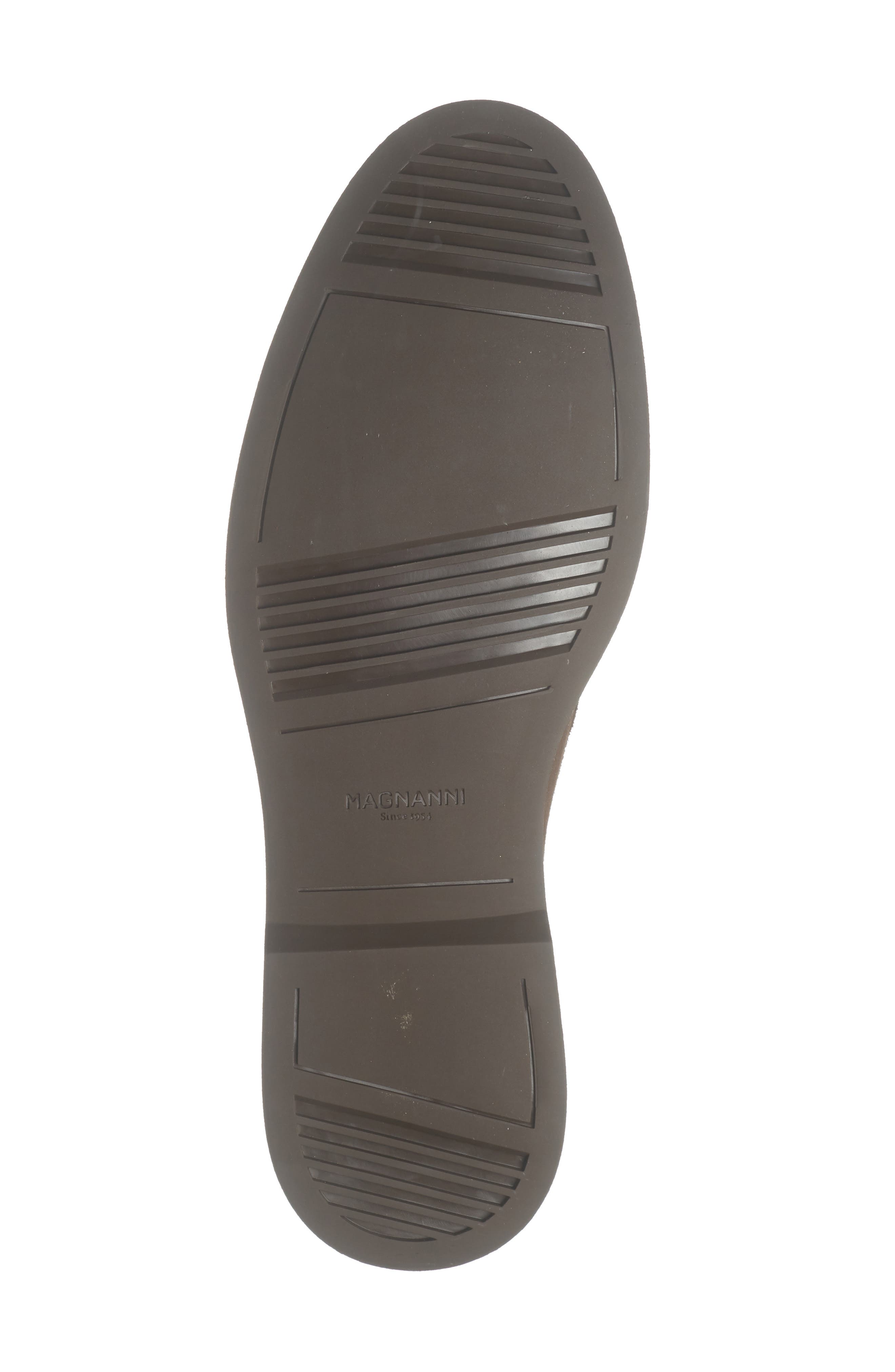 Magnanni Lobo Penny Loafer, Alternate, color, Brown Suede