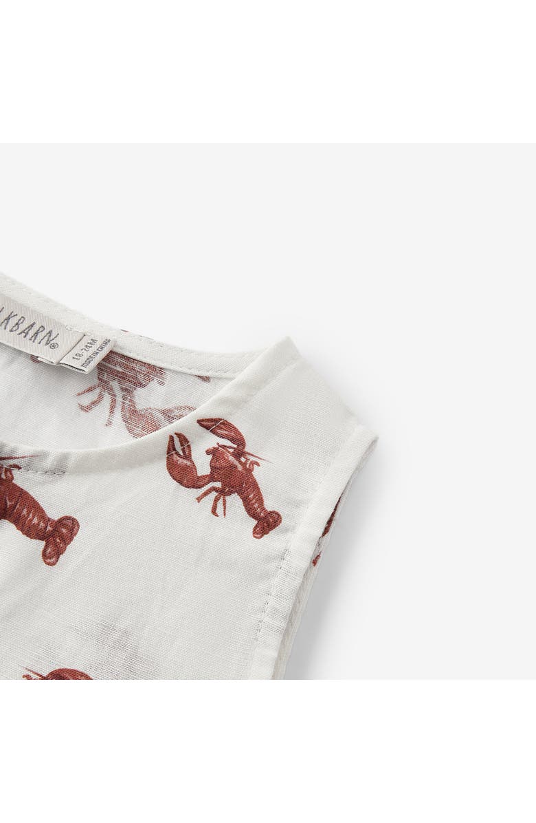 Milkbarn Tank Top Shortall, Alternate, color, Cream Lobster