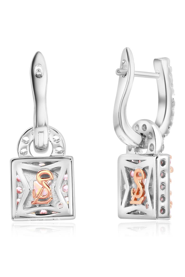 Gala Firework Drop Earrings, Alternate, color, PINK