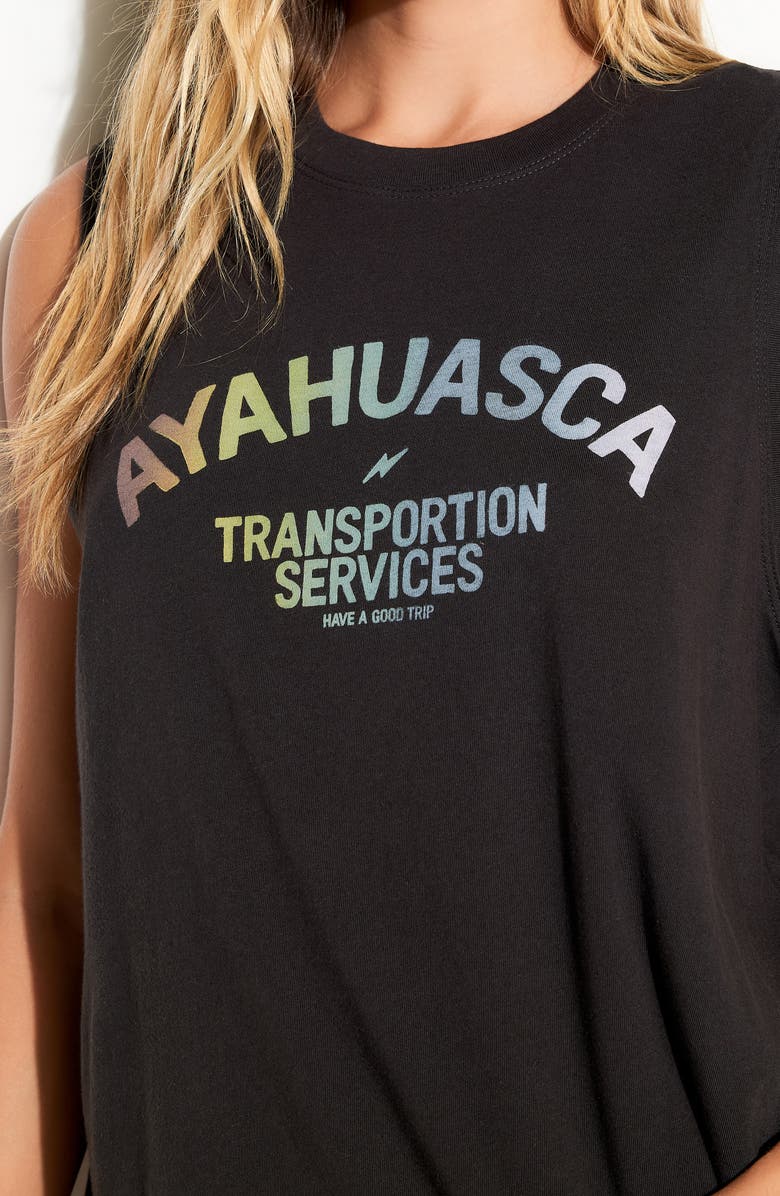 Spiritual Gangster Ayahuasca Bowery Tank, Alternate, color, Black