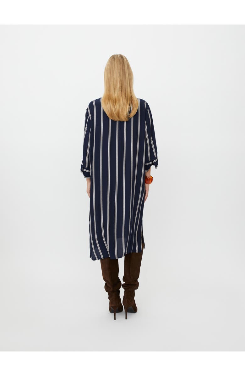 Masai Copenhagen MaNimes Striped Midi Dress, Alternate, color, Navy Blazer