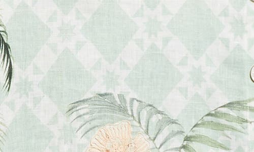 Camilla Classic Linen Button-up Shirt In Jardim Party