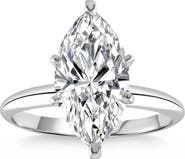 Bliss Diamond 3Ct Gold Certified Lab Grown Marquise Diamond Engagement Ring