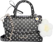 Madden Girl Daisy Charm Top Handle Crossbody Bag