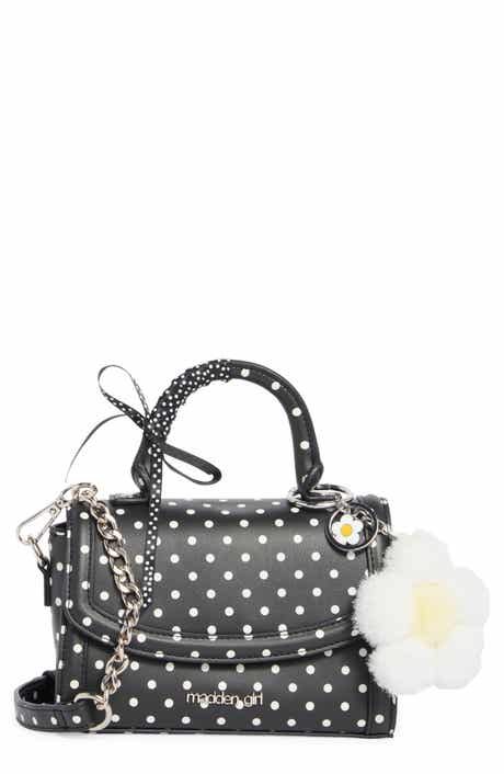 Madden Girl Daisy Charm Top Handle Crossbody Bag
