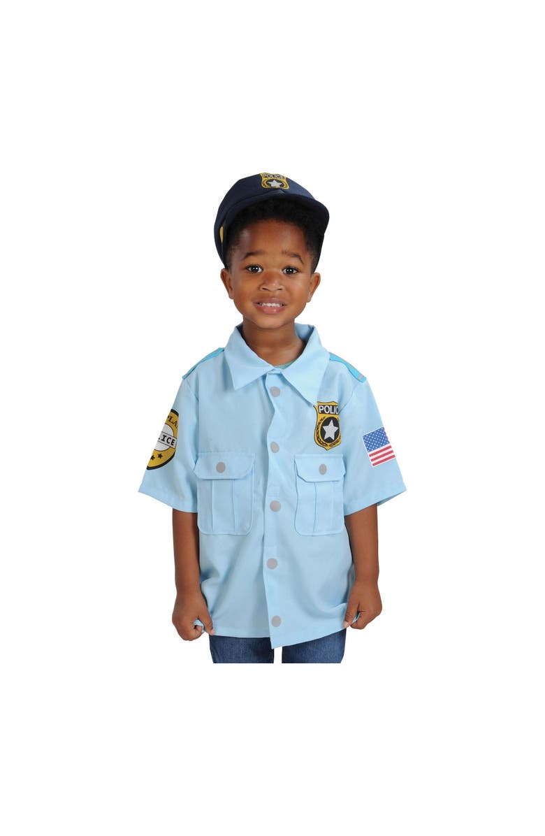 Kaplan Early Learning Company Police Officer Dress-Up, Alternate, color, Blue