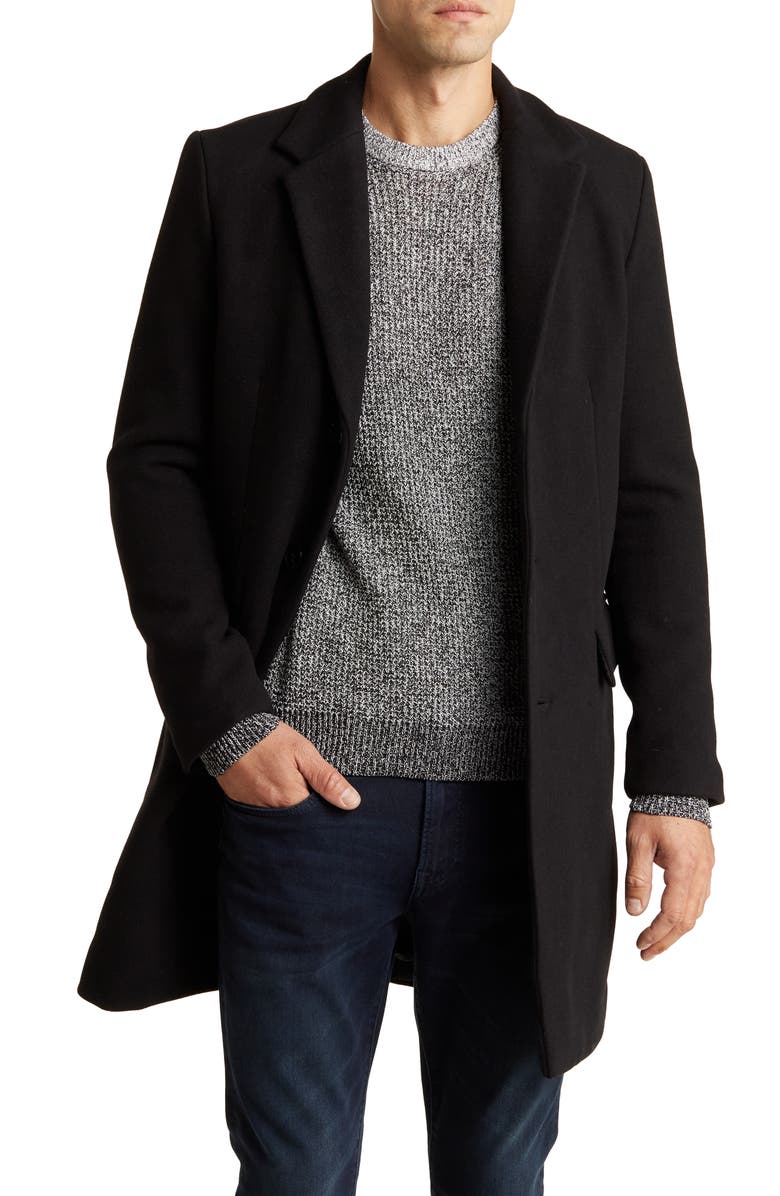 Slate & Stone Wool Blend Coat, Main, color, 