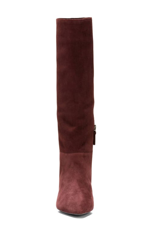 Cole Haan Go-to Janece Knee High Boot In Burgundy