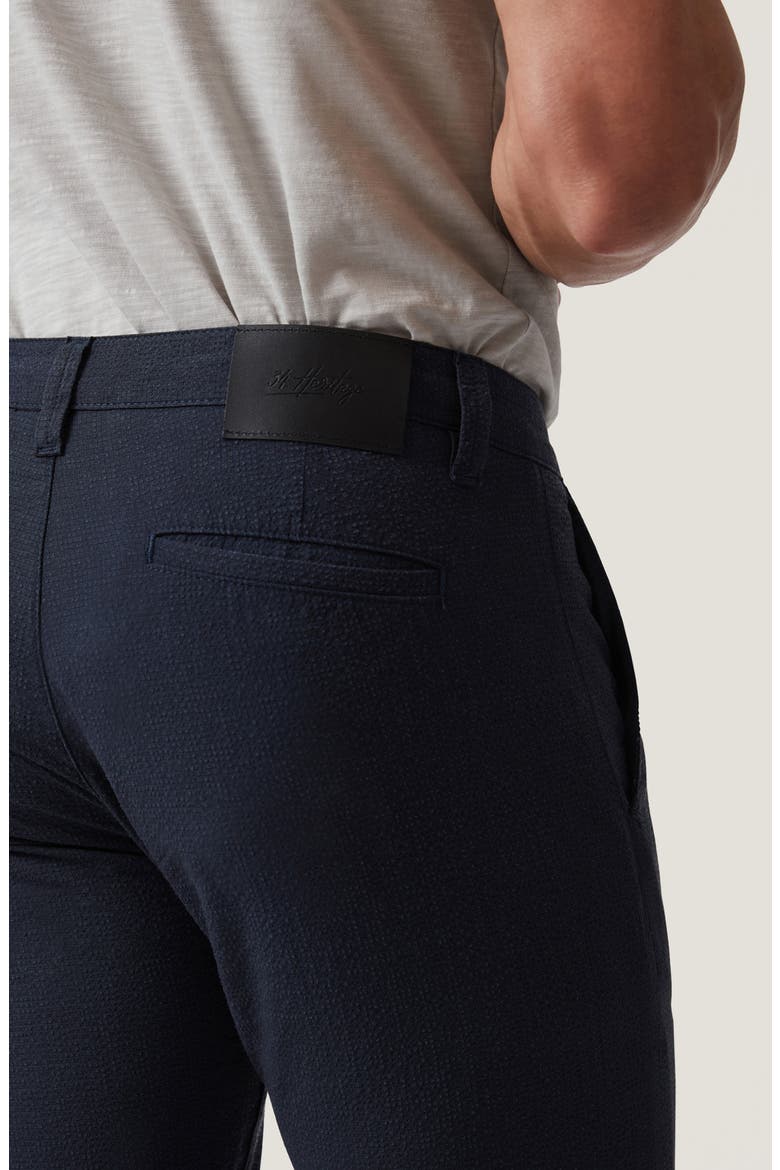 Verona Seersucker Slim Straight Leg Chinos, Alternate, color, NIGHT SEERSUCKER KONA
