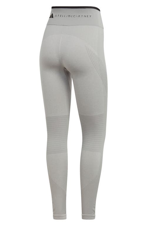 Adidas By Stella Mccartney Truestrength High-rise Leggings In Gray
