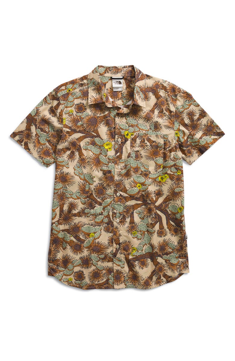 The North Face Baytrail Pattern Short Sleeve Button-Up Shirt, Alternate, color, 