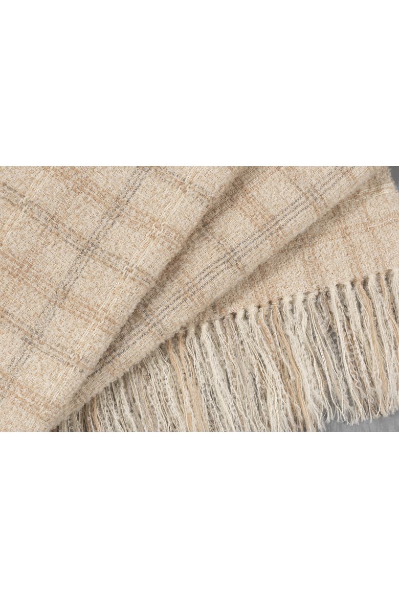 Handwoven Boucle Alpaca Throw, Alternate, color, Beige